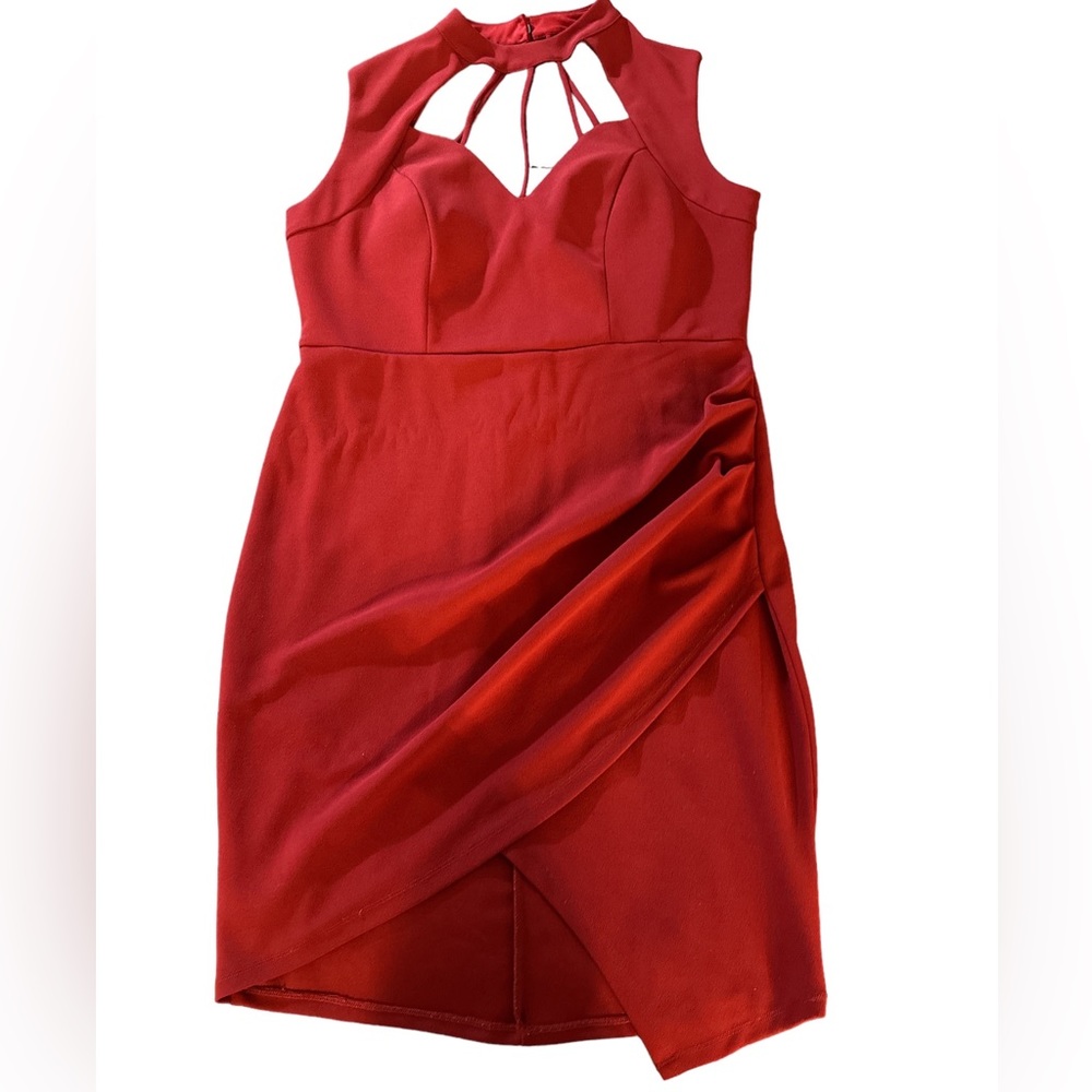 Curvy Burgundy dress size 0X